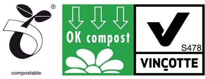 OEM sacs d'emballage compostable papier Kraft métal PLA sac fermeture à glissière debout 3