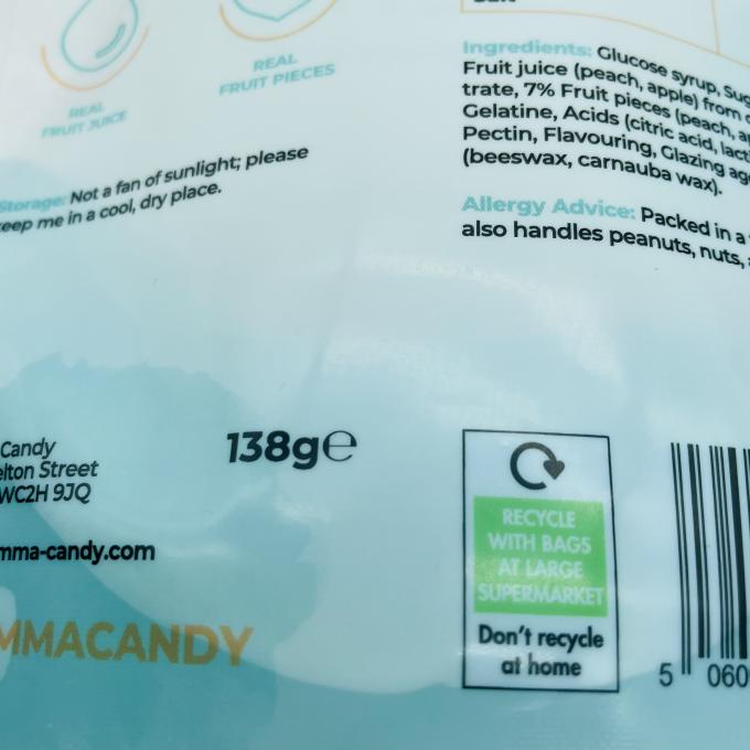 Προσαρμοσμένη ψηφιακή εκτύπωση συσκευασίας τσάντα περιβαλλοντικά φιλικές σακούλες συσκευασίας EU πιστοποιημένη 2