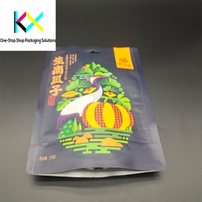Saco de embalagem de sementes impresso digitalmente a alta temperatura com buraco de suspensão 1